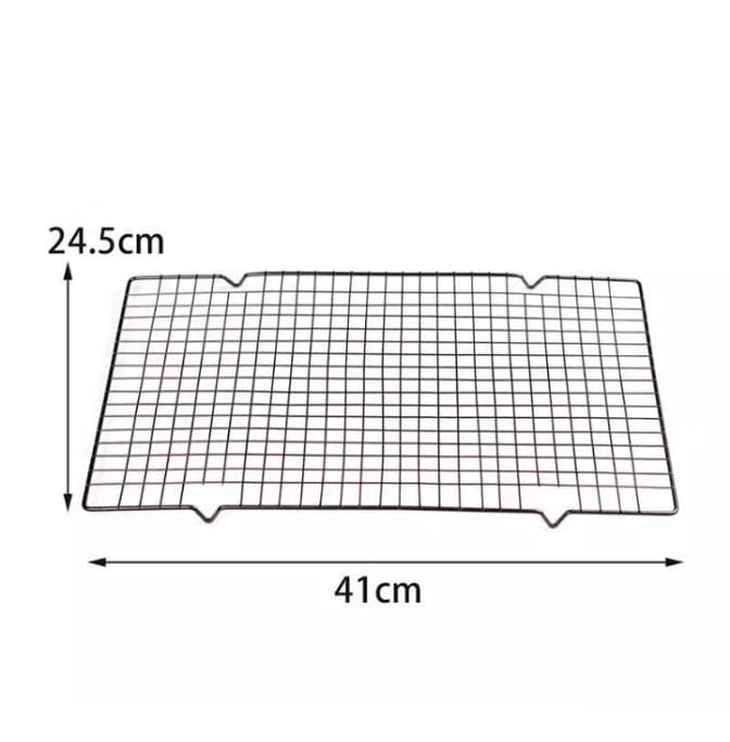 Stainless Steel Wire Grid Cooling Tray, Non Stick Food Rack, Kitchen Baking Pizza Bread Biscuit Holder Shelf, Baking Pan and Cooling Rack Stainless Steel Wire Grid Cooling Tray, Non Stick Food Rack, Kitchen Baking Pizza Bread Biscuit Holder Shelf, Baking Pan and Cooling Rack